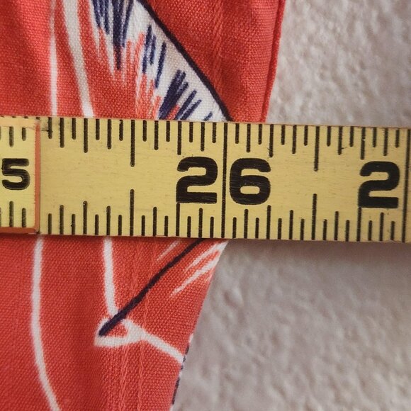 Reyn Spooner Shirt Mens 2XL Coral Aloha Hawaiian Sailboat Nautical Short Sleeve - Picture 11 of 11